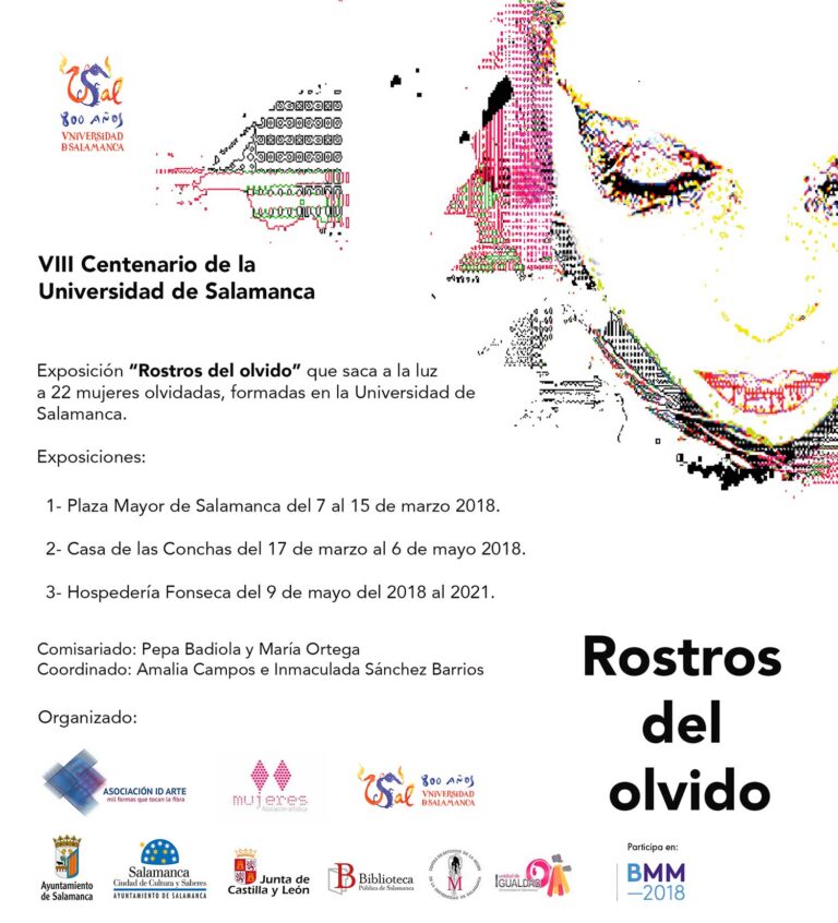 Rostros del olvido — proyecto de gestión cultural de María Ortega